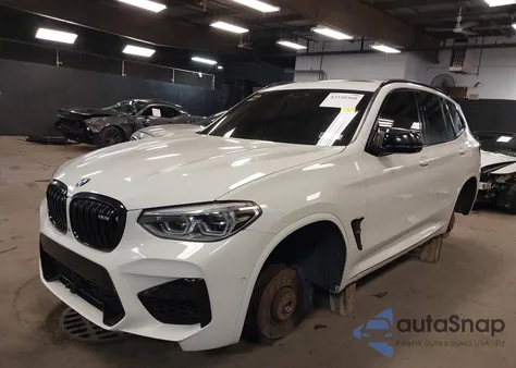 2020 BMW X3 M Competition z USA, uszkodzony, nr VIN 5YMTS0C06LLT10800